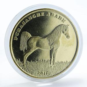Saint Denis 1 crown Thoroughbred arabian horse coin 2018