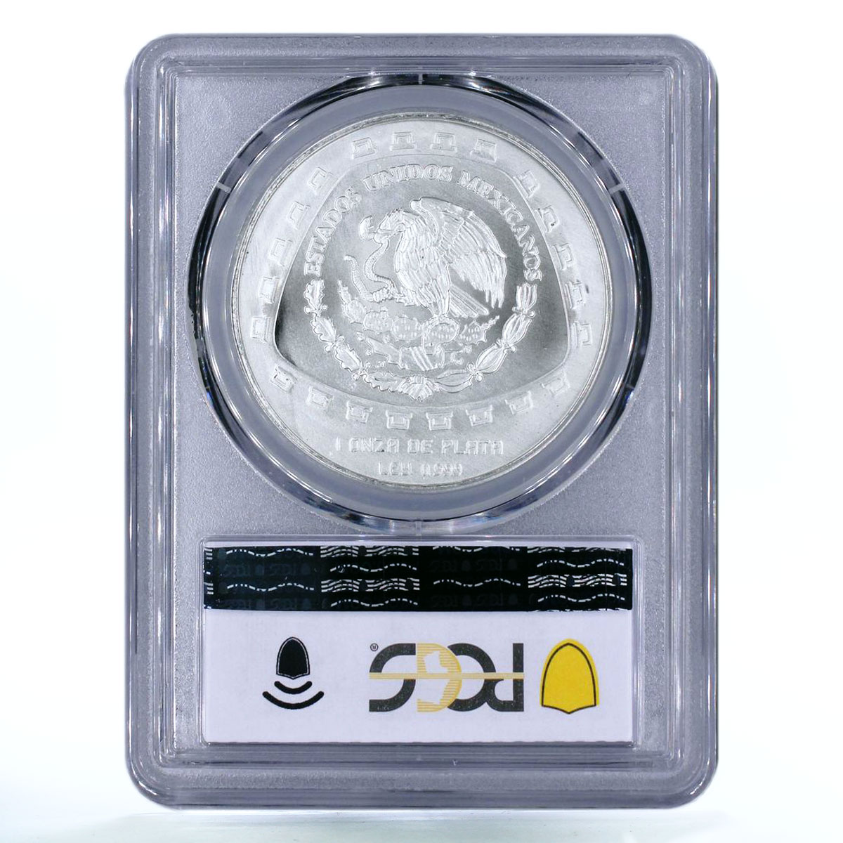 Mexico 5 pesos Animal Jaguar Sculpture MS67 PCGS silver coin 1998