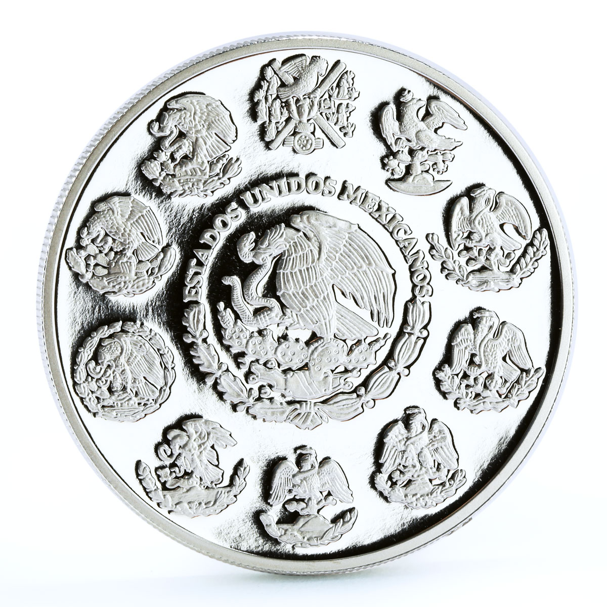 Mexico 2 onzas Libertad Angel of Independence proof silver coin 2009