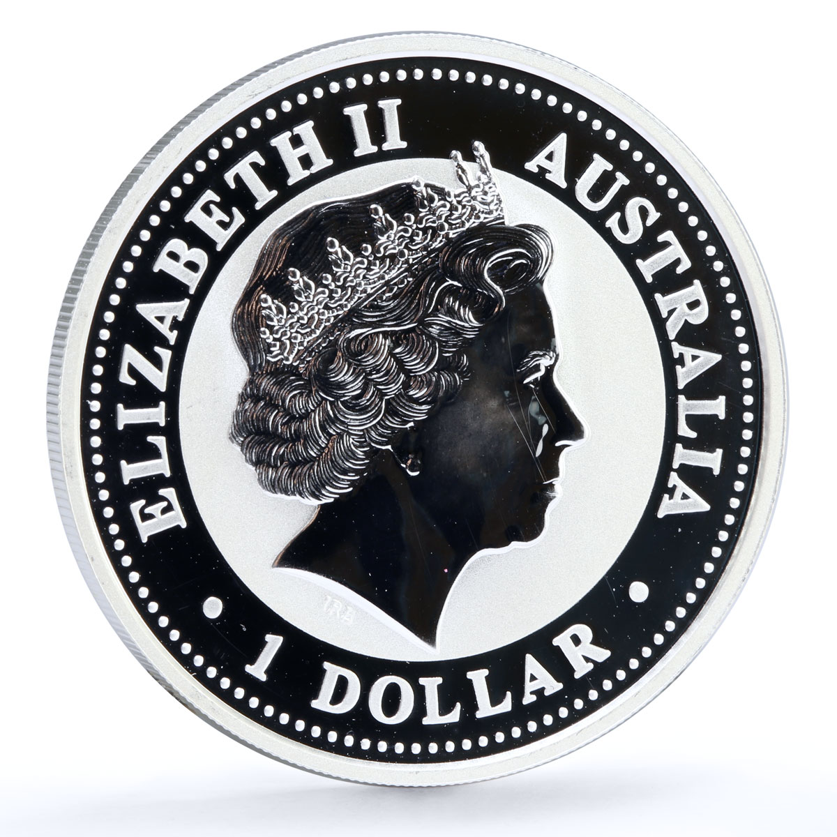 Australia 1 dollar Kookaburra Bird Zodiac Signs Capricorn silver coin 2005