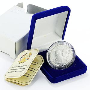 Tajikistan 1 somoni Year of Aryan Civilization Aryens proof silver coin 2006