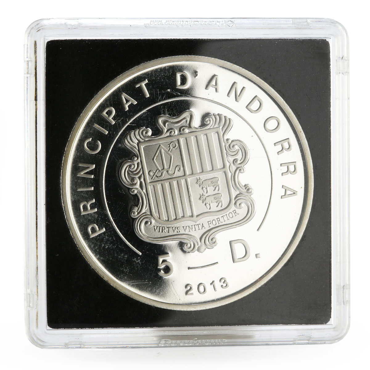 Andorra 5 diners 2016 Olympics series Badminton proof silver coin 2013 Andorra 5 diners 2016 Olympics series Badminton proof silver coin 2013