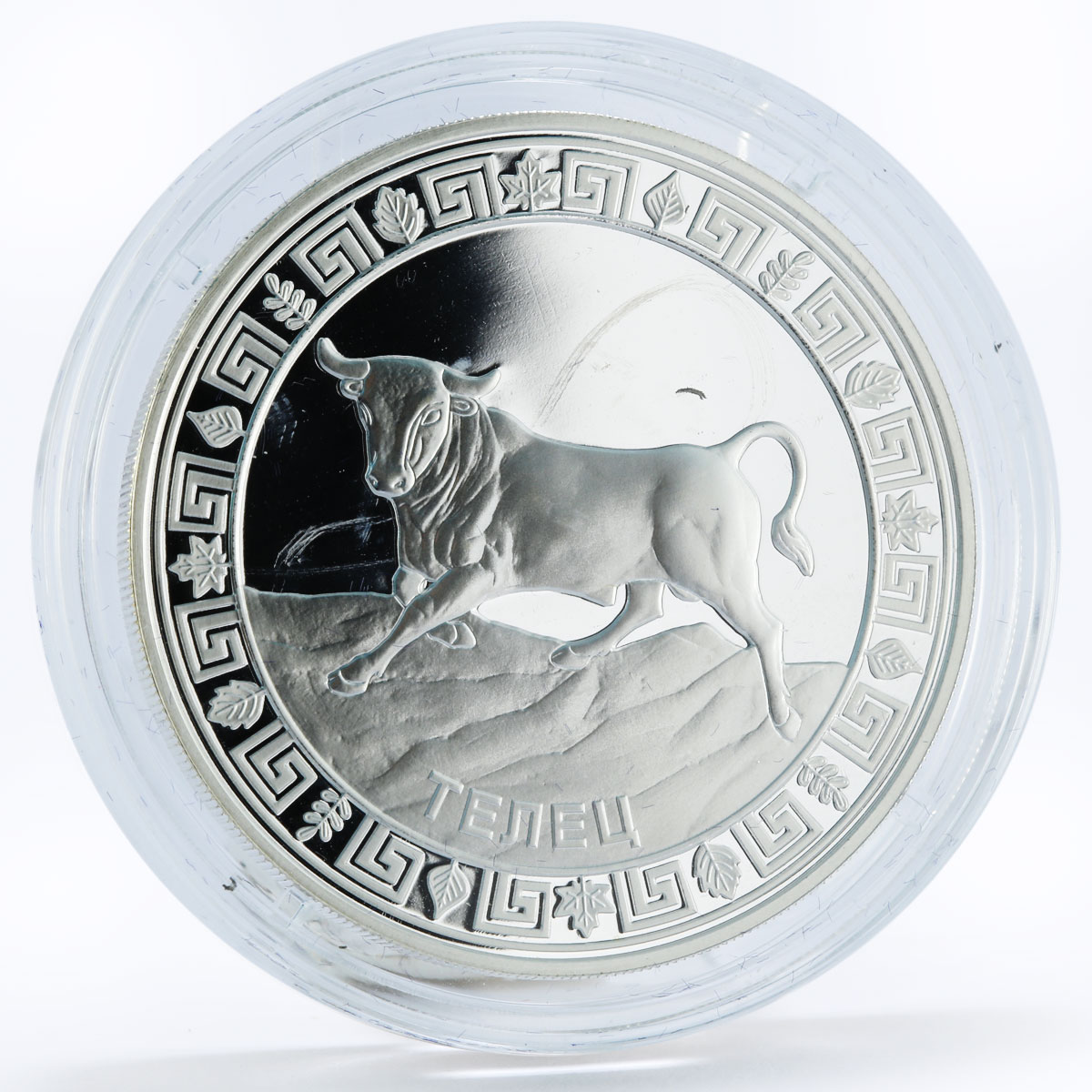 Tokelau 5 dollars Zodiac Signs series Taurus silver coin 2012