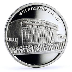 Turkey 50 lira 150 Years of Political Science Faculty in Ankara silver coin 2009