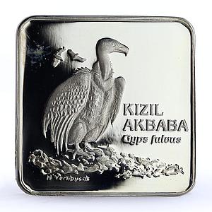 Turkey 7500000 lira Endangered Wildlife Griffon Bird Fauna silver coin 2001