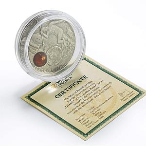 Niue 1 dollar Amber Routes Gdansk City silver coin 2008