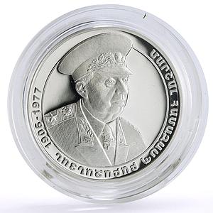 Armenia 1000 dram Marshal Hamazasp Babajanyan Centennial proof silver coin 2006