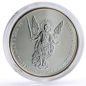 Ukraine 1 hryvnia Archangel Michael Archistratus Archistratigus silver coin 2013
