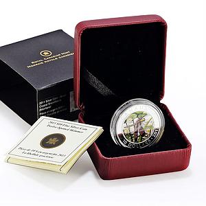 Canada 10 dollars Conservation Wildlife Skimmer Fauna colored silver coin 2013