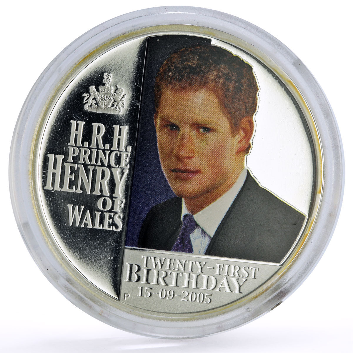Australia 1 dollar Wales Prince Henry 21th Anniversary Politics silver coin 2005
