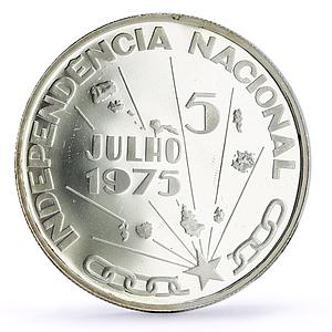 Cape Verde 250 escudos Independence 1st Anniversary Fish proof silver coin 1976