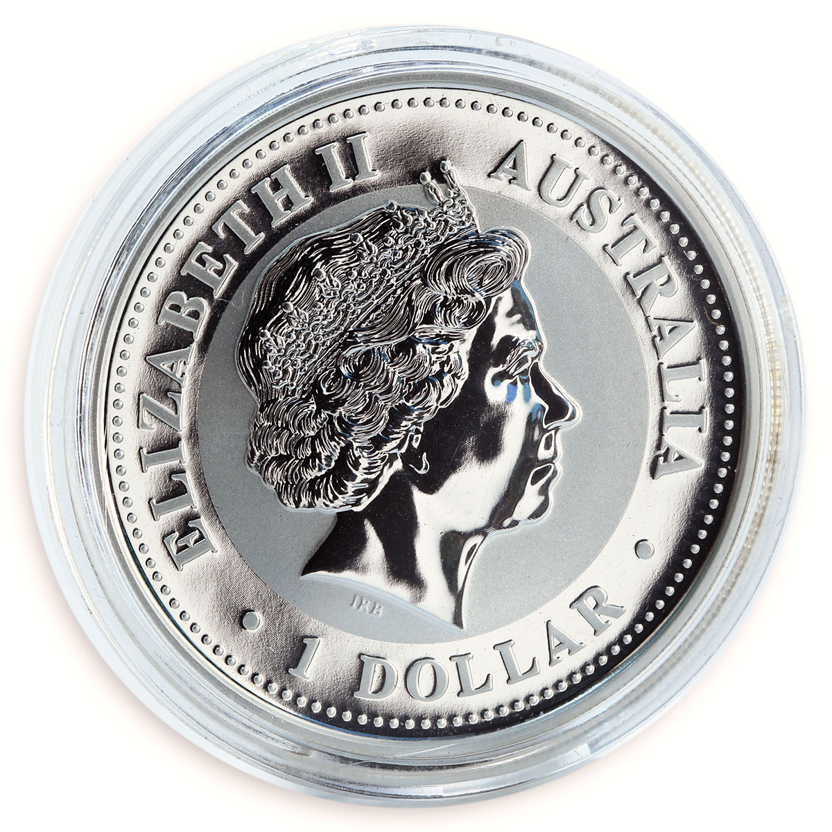 Australia 1 dollar Lunar Calendar I Year of the Horse gilded silver coin 2002