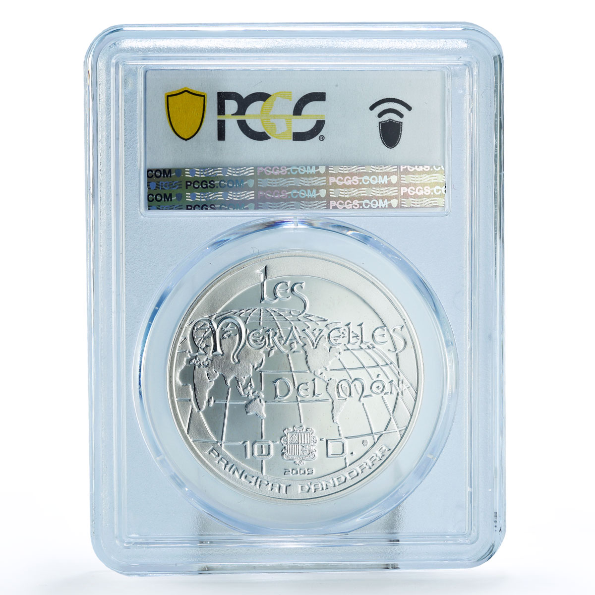 Andorra 10 diners World Wonders Peru Machu Picchu PR69 PCGS silver coin 2009 Andorra 10 diners World Wonders Peru Machu Picchu PR69 PCGS silver coin 2009
