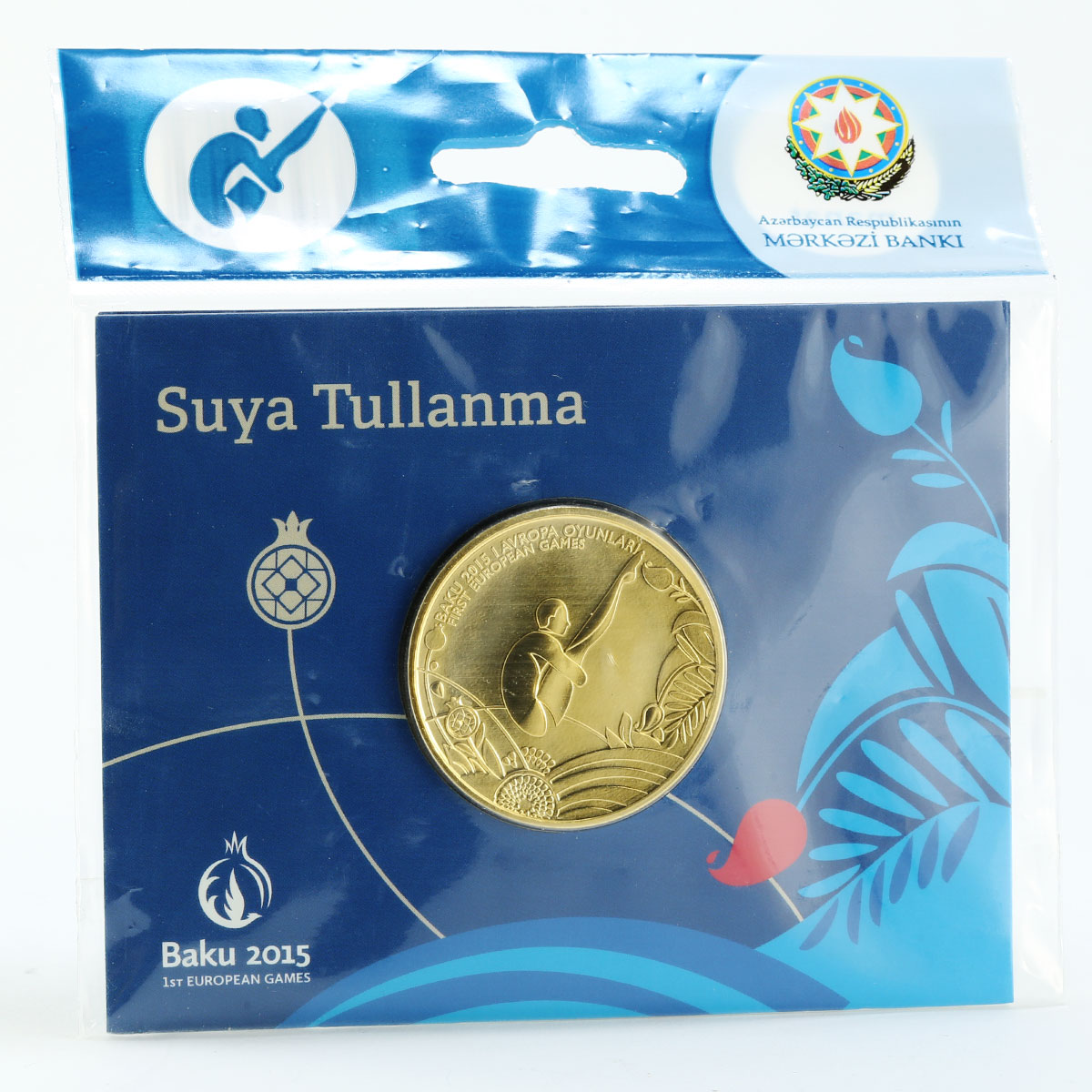 Azerbaijan set 5 coins European Games in Baku copper-nickel 2015