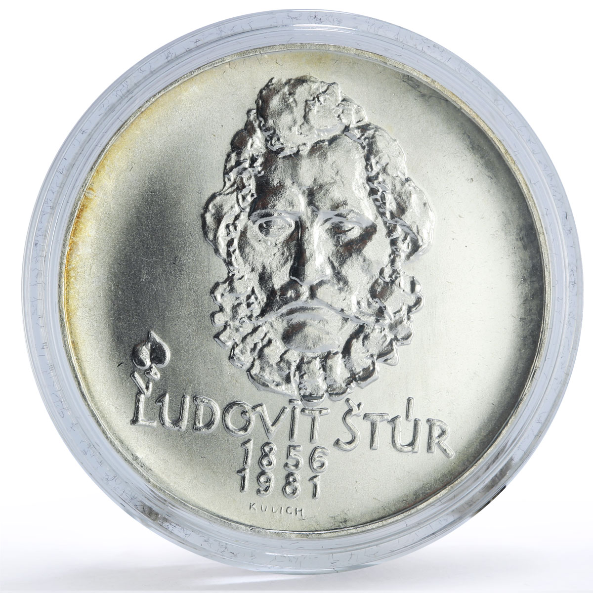 Czechoslovakia 500 korun Composer Ludovit Stur Music silver coin 1981