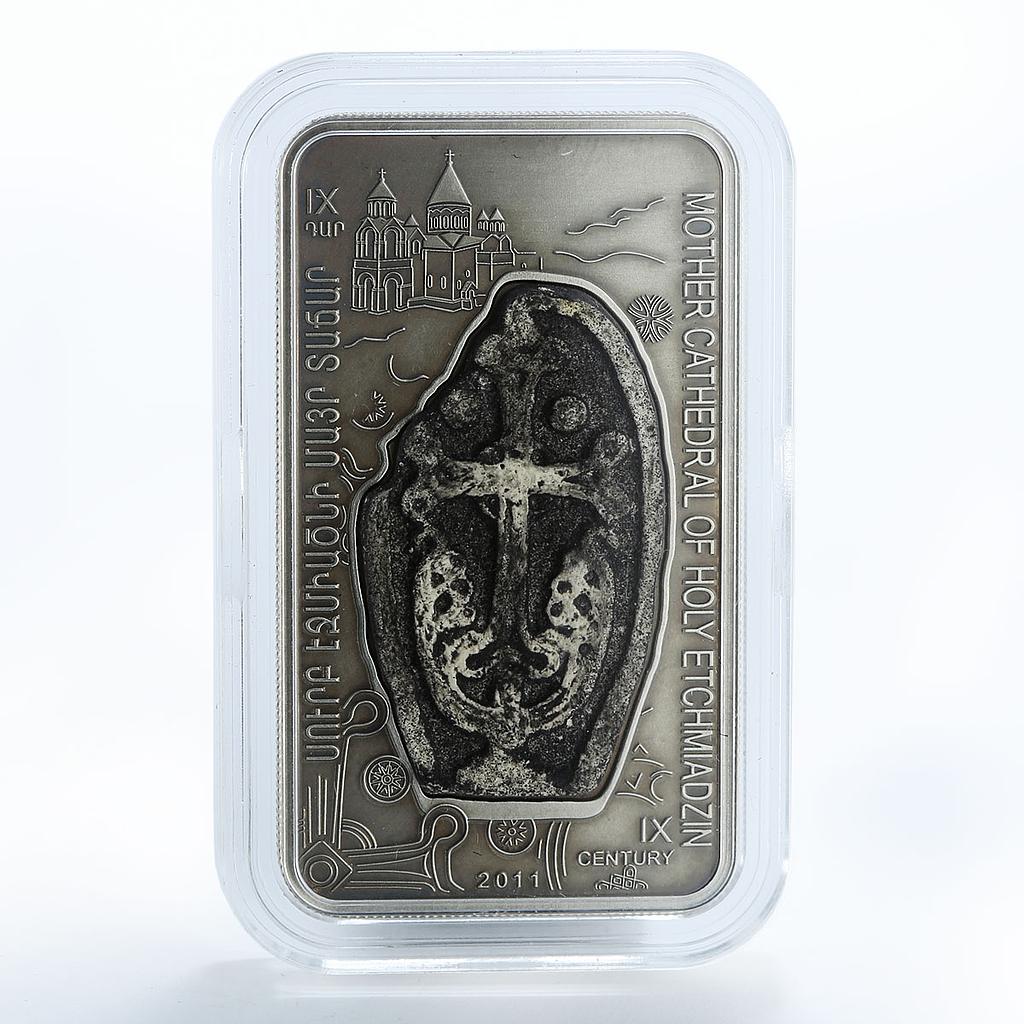 Armenia 1000 drams Cathedral Etchmiadzin Apostolic Church silver coin 2011