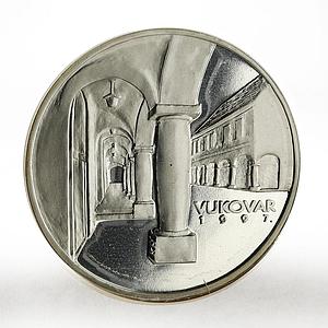Croatia 150 kuna Vukovar proof silver coin 1997