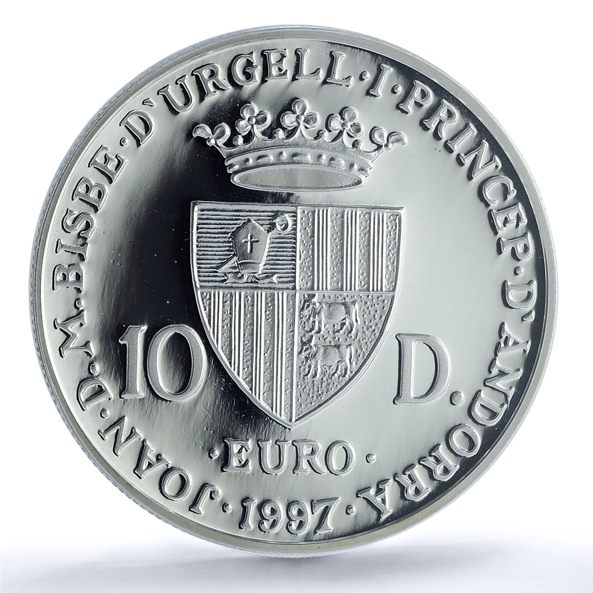 Andorra 10 diners Treaty of Rome EU Conference Woman PR69 PCGS silver coin 1997 Andorra 10 diners Treaty of Rome EU Conference Woman PR69 PCGS silver coin 1997
