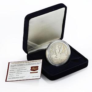 Congo 1000 francs Baptizing of Child gilded silver coin 2010
