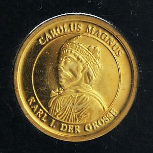 Germany 50 euro Carolus Magnus Karl I Great Personalities gold proof coin 1996