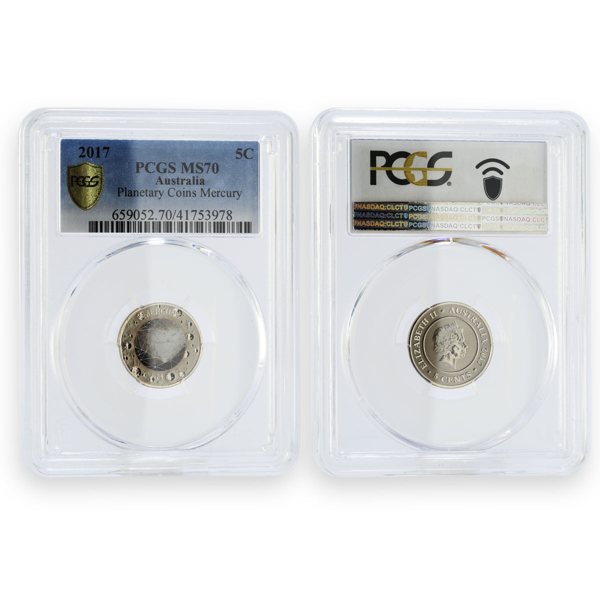 Australia set of 10 coins Planetary Coins MS69 PCGS aluminuim coins 2017
