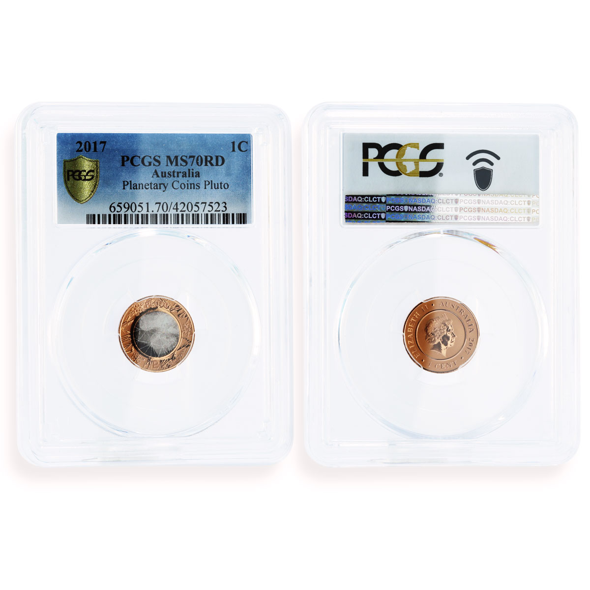 Australia set of 10 coins Planetary Coins Mars Sun Earth MS 68 - 70 PCGS 2017