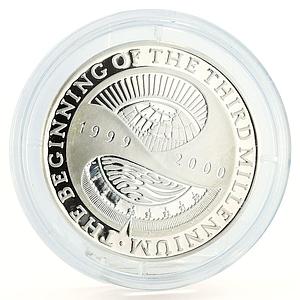 Afghanistan 500 afghanis The Beginning of New Millennium silver coin 2000