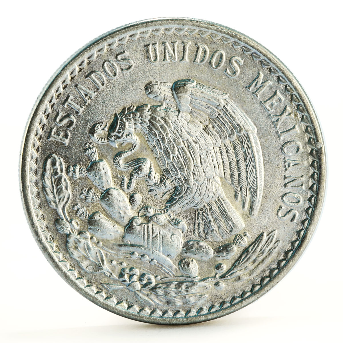 Mexico 1 peso Morelos silver coin 1947