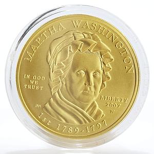 US 10 dollars Liberty In God We Trust Martha Washington Bullion gold coin 2007