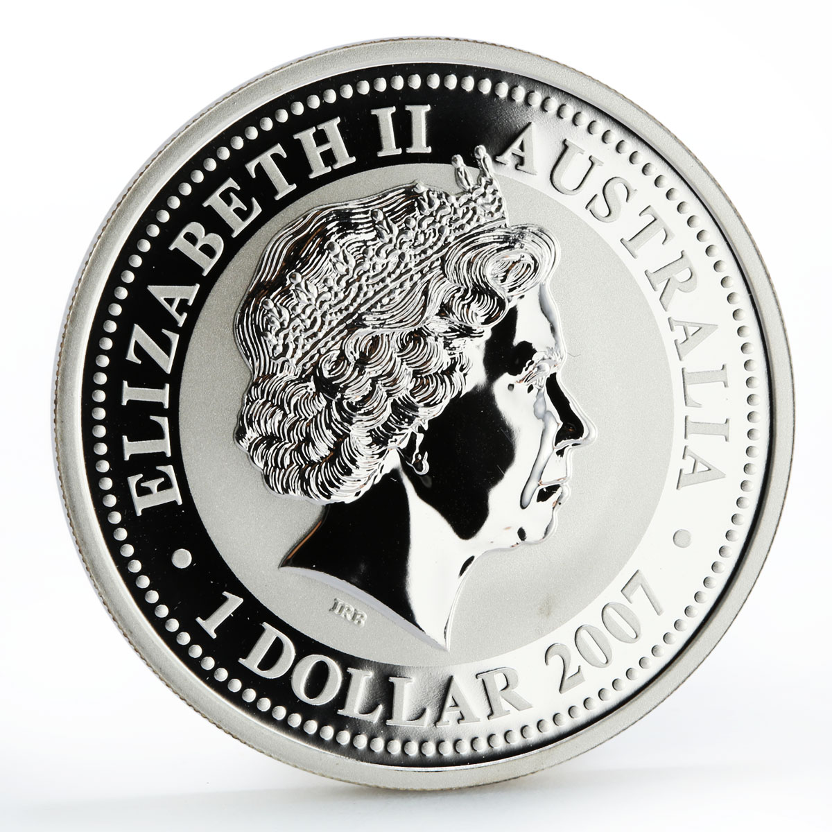Australia 1 dollar Lunar Calendar series I Year of the Tiger silver coin 2010