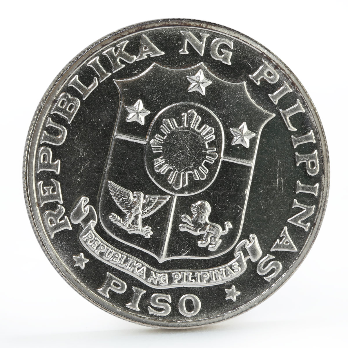 Philippines 1 piso Emilio Aguinaldo silver coin 1969