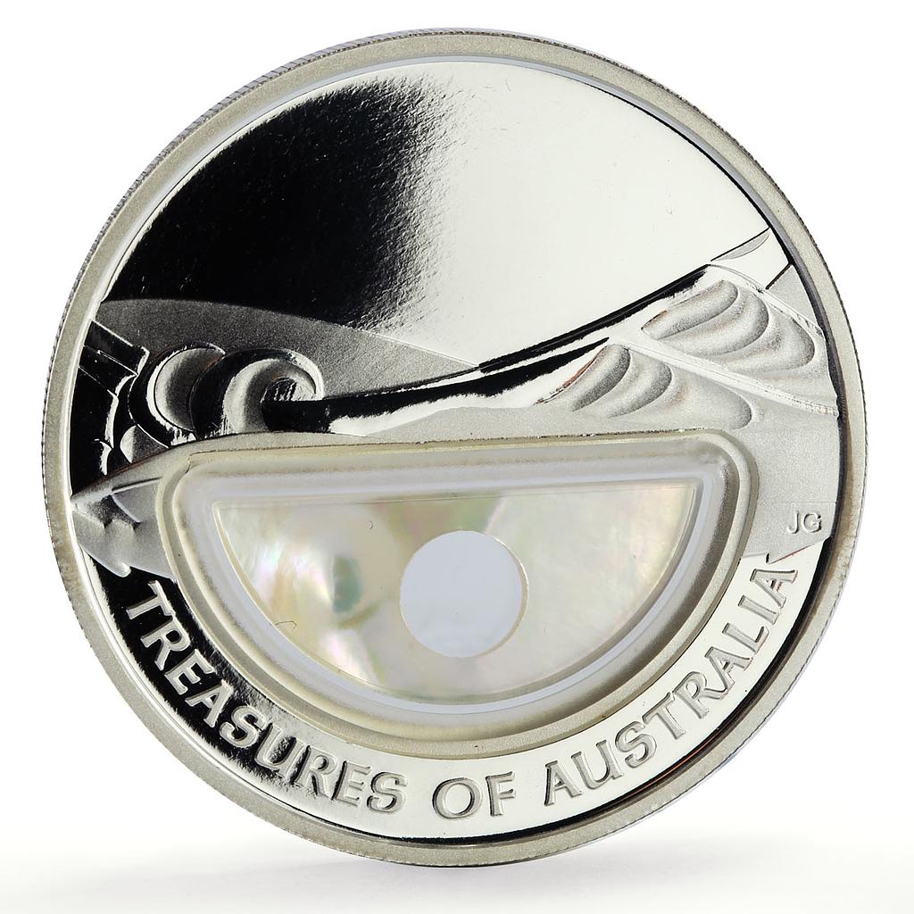 Australia 1 dollar Treasures Oyster w/o Pearls in Locket proof silver coin 2011 Australia 1 dollar Treasures Oyster w/o Pearls in Locket proof silver coin 2011