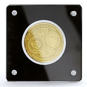 Niger 100 francs Most Famous Gold Coins 100 Kronen Franz Joseph I gold coin 2020
