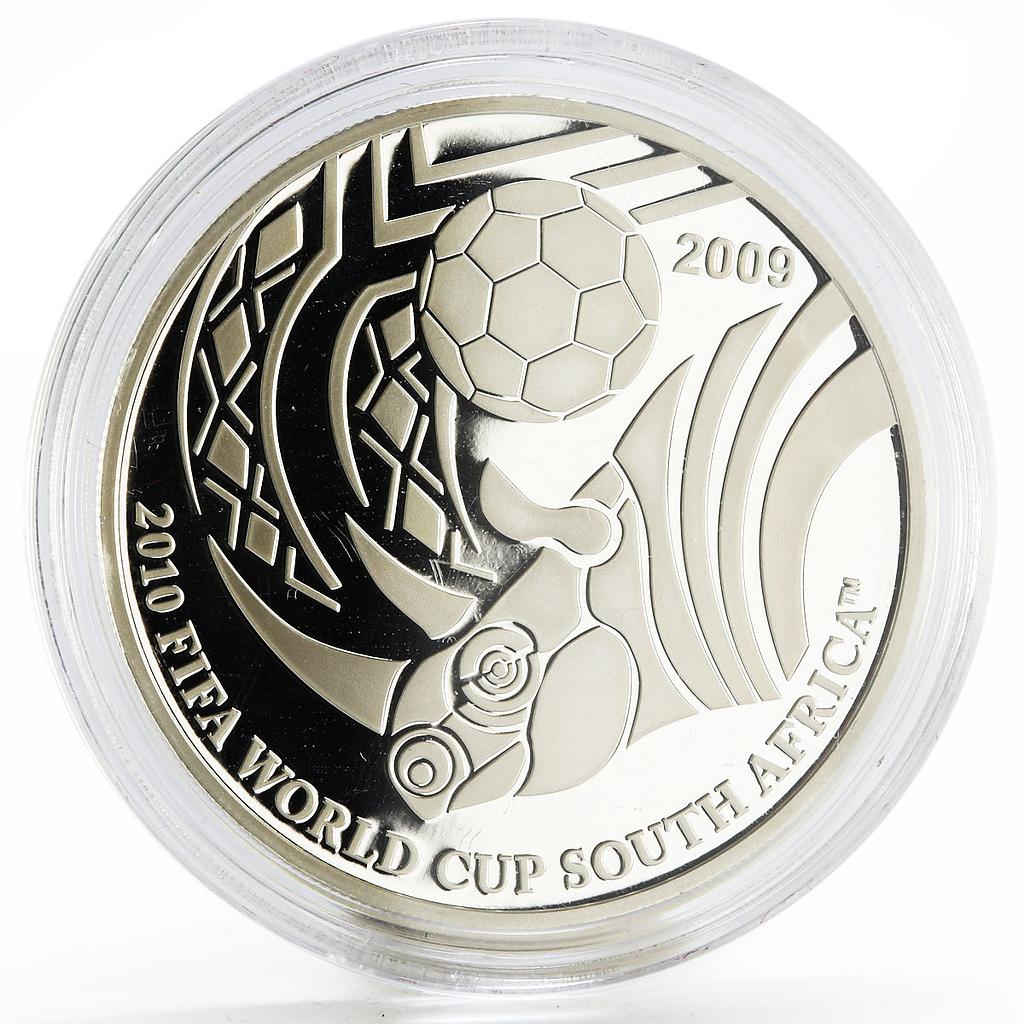 Palau 5 dollars Football World Cup in South Africa The Rhino silver ...