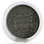 Benin 1000 francs Canonization of John Paul II silver coin 2014
