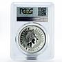 Australia 1 dollar Year of the Dog MS70 PCGS silver coin 2006