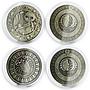Belarus set of 12 coins Zodiac Signs silver coins 2009
