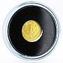 Palau 1 dollar Julius Ceasar Denarius gold coin 2009