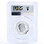 Britain 50 pence Entry to European Economic Community PR70 PCGS silver coin 2009