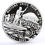 Benin 6000 francs Jubilee of the United Nations Rowning Boat silver coin 1995