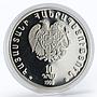 Armenia 10 drams 10th anniversary of the earthquake proof silver coin 1998