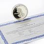 Armenia 10 drams 10th anniversary of the earthquake proof silver coin 1998