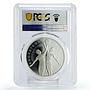 Belarus 20 rubles Summer Sports Basketball Players PR70 PCGS silver coin 2021