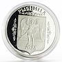 Transnistria 100 rubles The Emblem of Rybnitsa City Symbol silver coin 2007