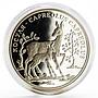 Transnistria 100 rubles Local Fauna series Adult Roe and Child Roe coin 2004