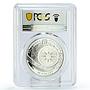 Belarus 20 rubles Amerigo Vespucci Ship Clipper SP69 PCGS silver coin 2010