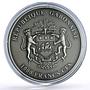 Gabon 1000 francs African Ounce Wildlife Elephant Fauna silver coin 2012