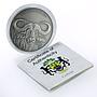 Gabon 1000 francs African Ounce Wildlife Buffalo Bull Fauna silver coin 2015