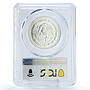 Mexico 1/2 onza Libertad Angel of Independence MS68 PCGS silver coin 2002