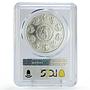 Mexico 1 onza Libertad Angel of Independence MS67 PCGS silver coin 2005